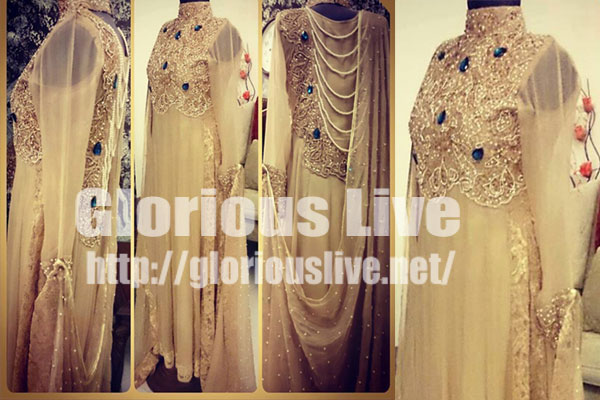 Fawn Chiffon Dress